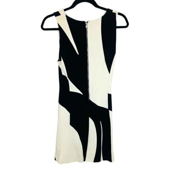 Banana Republic Black and Cream Colour Block Sleeveless dress SZ 10 - Picture 8 of 9